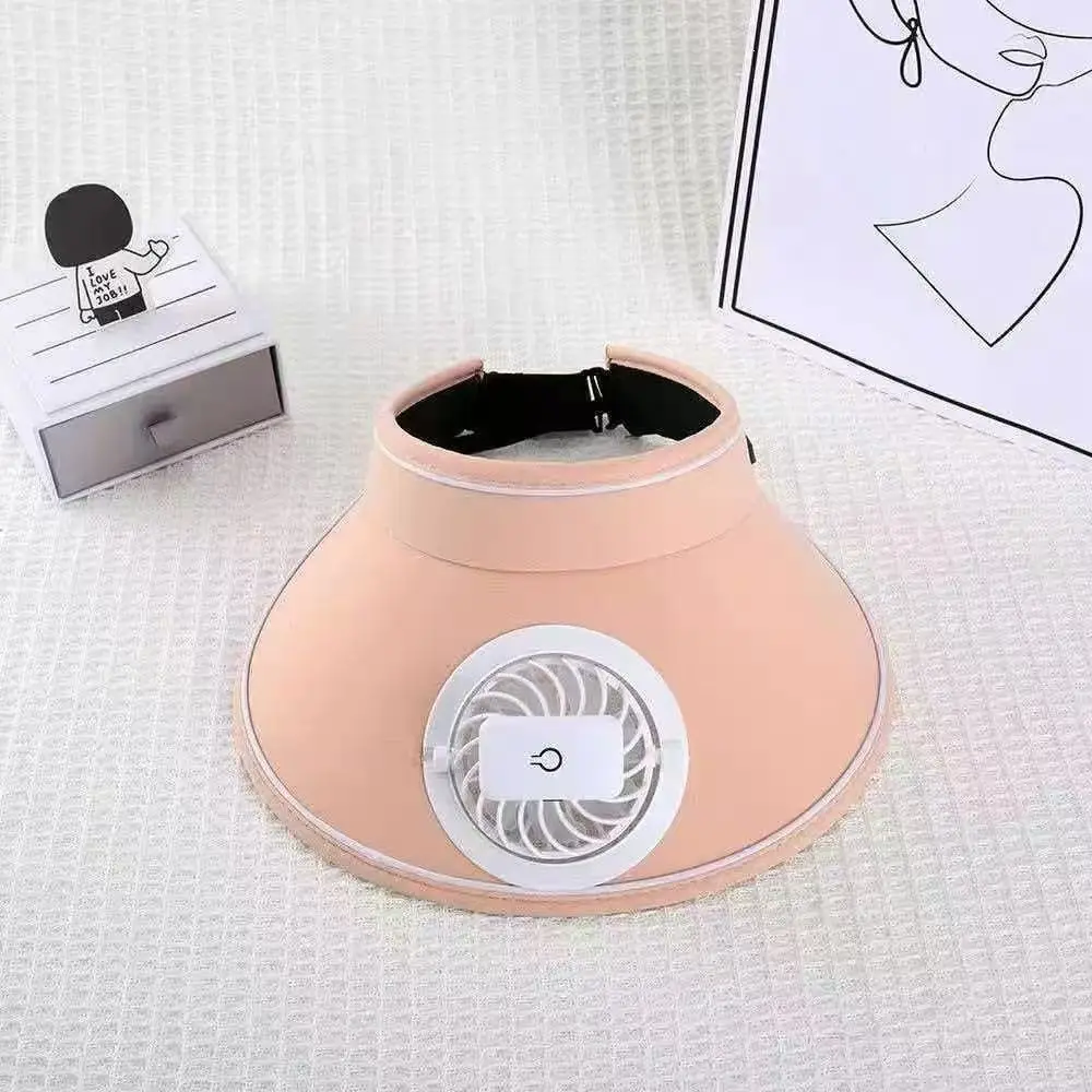 Solar-Powered Fan Hat for Men and Women, Summer Outdoor Sun Protection, with Electric Fan for Parents, Greenhouse Work, Tea Picking, Rechargeable Hat