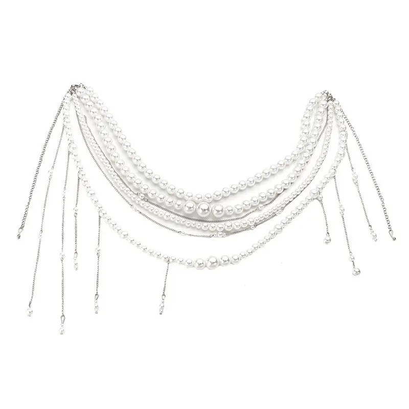European and American Cross-Border Pearl Starfish Shell Pendant Multi-Layered Waist Chain Belt Holiday Style High-End Accessories Wholesale — feature 11