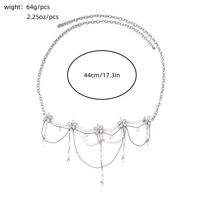 European and American Cross-Border Pearl Starfish Shell Pendant Multi-Layered Waist Chain Belt Holiday Style High-End Accessories Wholesale — feature 5