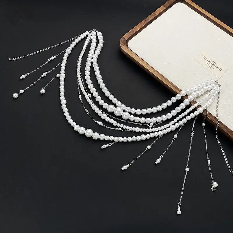 European and American Cross-Border Pearl Starfish Shell Pendant Multi-Layered Waist Chain Belt Holiday Style High-End Accessories Wholesale — feature 7