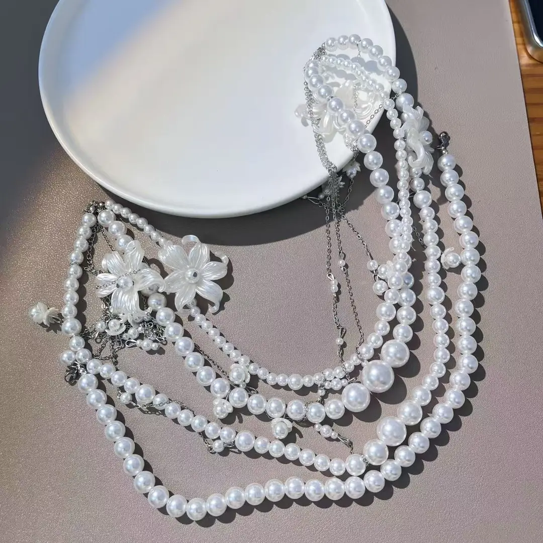 European and American Cross-Border Pearl Starfish Shell Pendant Multi-Layered Waist Chain Belt Holiday Style High-End Accessories Wholesale — feature 9