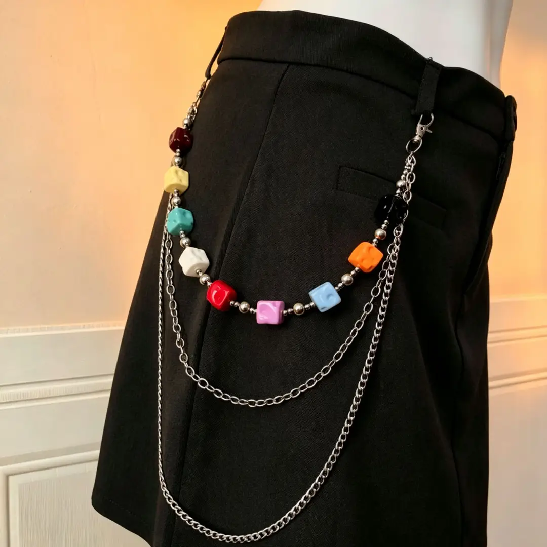 European and American Cross-Border Pearl Starfish Shell Pendant Multi-Layered Waist Chain Belt Holiday Style High-End Accessories Wholesale