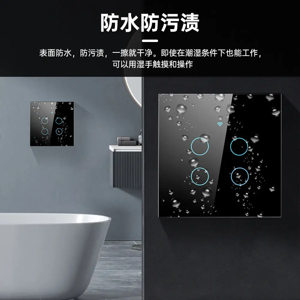 Tuya Wifi Smart Switch Smart Home European Standard British Standard Touch Switch Alexa Voice App Control — feature 7