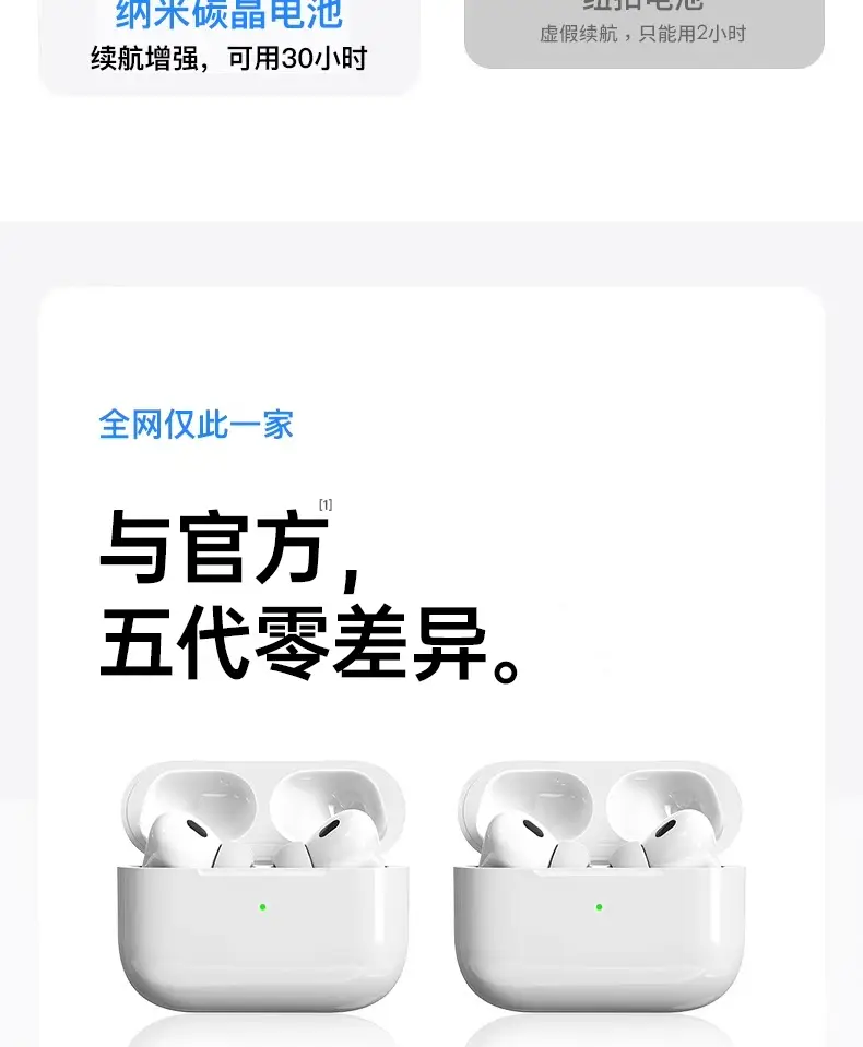 Huaqiangbei 45678 AirPods Pro2 Dual-Ear In-Ear Bluetooth Headphones Jerry Noise-Canceling Headphones — feature 12