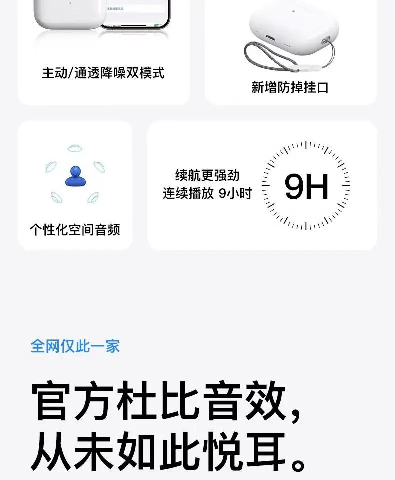 Huaqiangbei 45678 AirPods Pro2 Dual-Ear In-Ear Bluetooth Headphones Jerry Noise-Canceling Headphones — feature 16