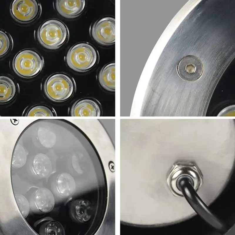 Underwater Ground Lights, Ultra-Thin Underwater Lights, Swimming Pool Lights, Fish Pond Special Lights, Waterproof Water Lights, Embedded Water Feature Ambiance Lights