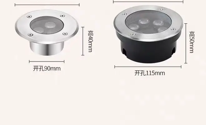 Underwater Ground Lights, Ultra-Thin Underwater Lights, Swimming Pool Lights, Fish Pond Special Lights, Waterproof Water Lights, Embedded Water Feature Ambiance Lights — feature 32