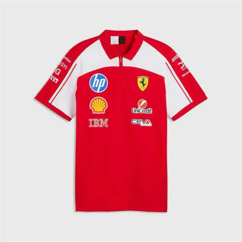 New F1 Formula One Racing Suit Mercedes Mclaren Ferrari Red Bull Sports Short-Sleeved Shirt — feature 15