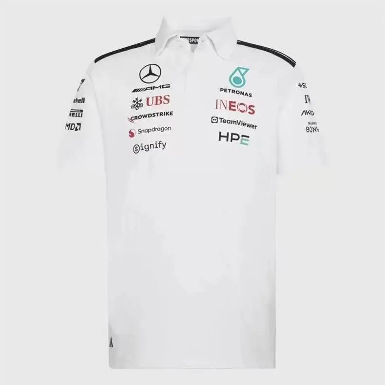 New F1 Formula One Racing Suit Mercedes Mclaren Ferrari Red Bull Sports Short-Sleeved Shirt — feature 19