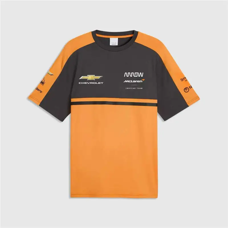New F1 Formula One Racing Suit Mercedes Mclaren Ferrari Red Bull Sports Short-Sleeved Shirt