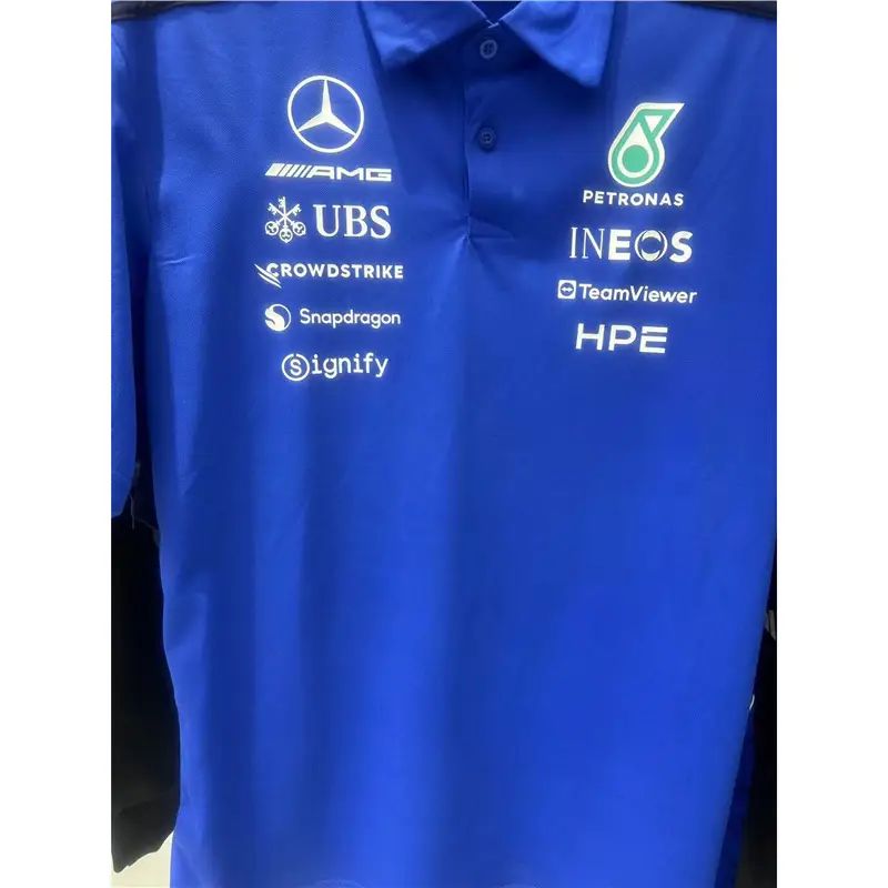New F1 Formula One Racing Suit Mercedes Mclaren Ferrari Red Bull Sports Short-Sleeved Shirt