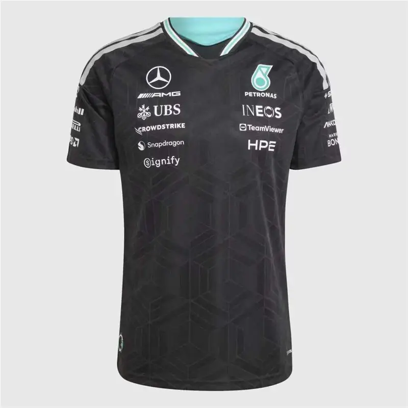 New F1 Formula One Racing Suit Mercedes Mclaren Ferrari Red Bull Sports Short-Sleeved Shirt