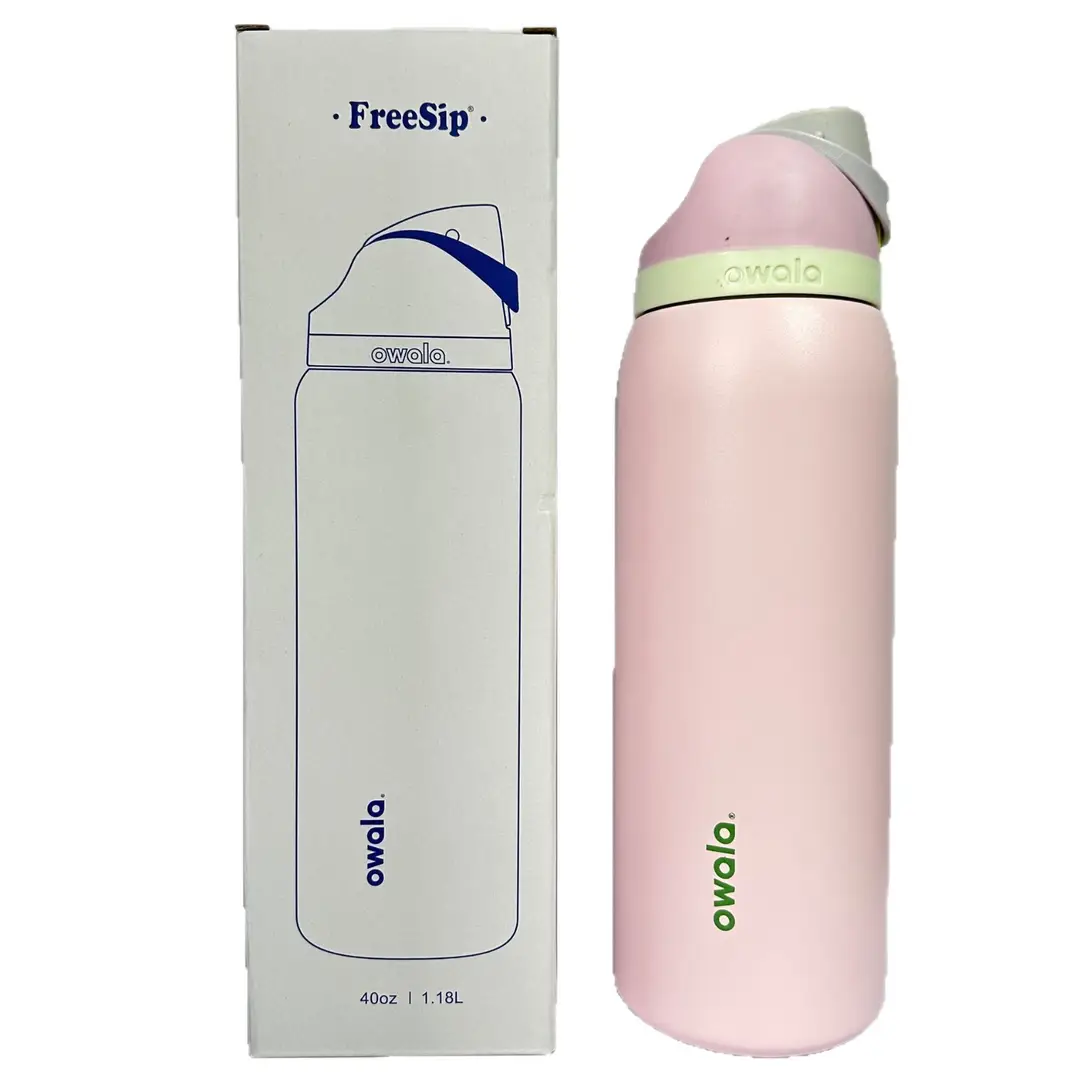 New Product Owala Fruit Cup Owala40Oz Portable Large-Capacity Double-Drink Insulated Cup Ins High Quality