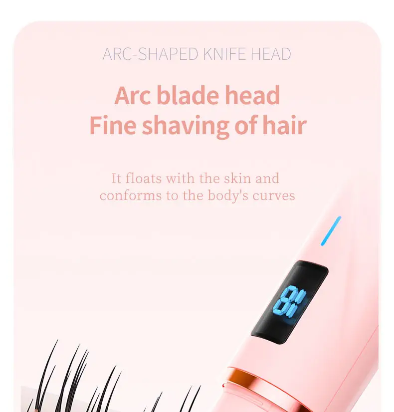 Cross-Border Electric Shaver with Display Screen, Private Area Hair Removal Device for Women, Pubic Hair Trimming and Shaving Instrument, New Model from the Manufacturer — feature 10