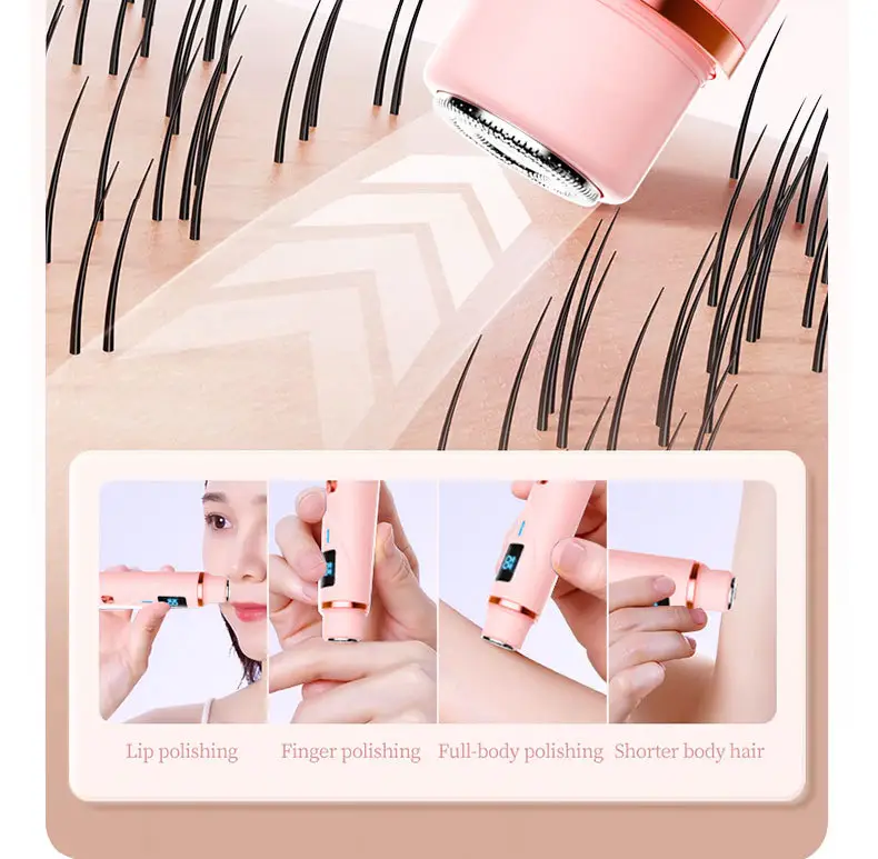 Cross-Border Electric Shaver with Display Screen, Private Area Hair Removal Device for Women, Pubic Hair Trimming and Shaving Instrument, New Model from the Manufacturer — feature 11