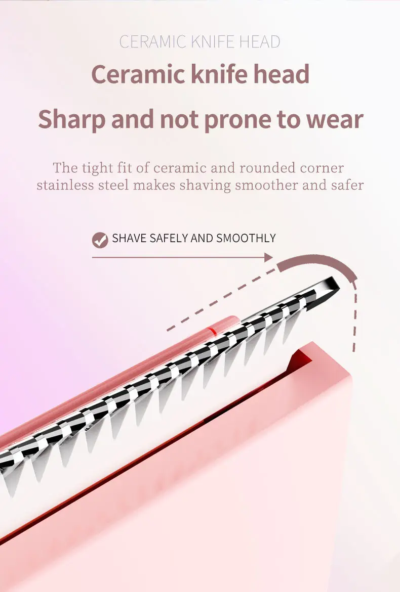 Cross-Border Electric Shaver with Display Screen, Private Area Hair Removal Device for Women, Pubic Hair Trimming and Shaving Instrument, New Model from the Manufacturer — feature 6