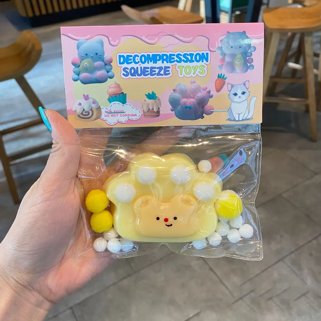 New Style Soft and Cute Slow-Rebound Healing Simulation Stress-Relief Toy, Squeeze Toy, Popular Online Hit
