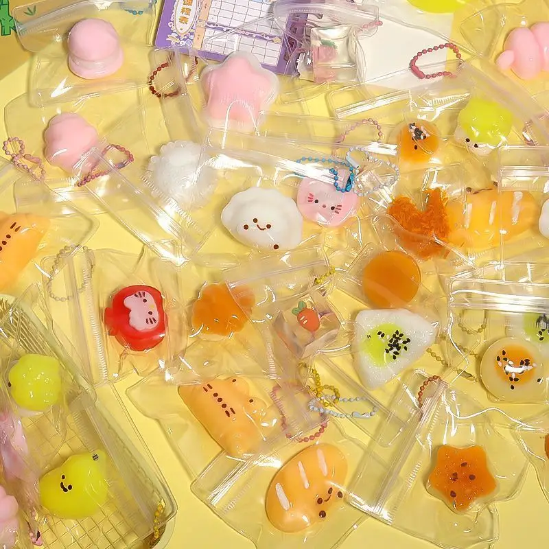 New Style Soft and Cute Slow-Rebound Healing Simulation Stress-Relief Toy, Squeeze Toy, Popular Online Hit