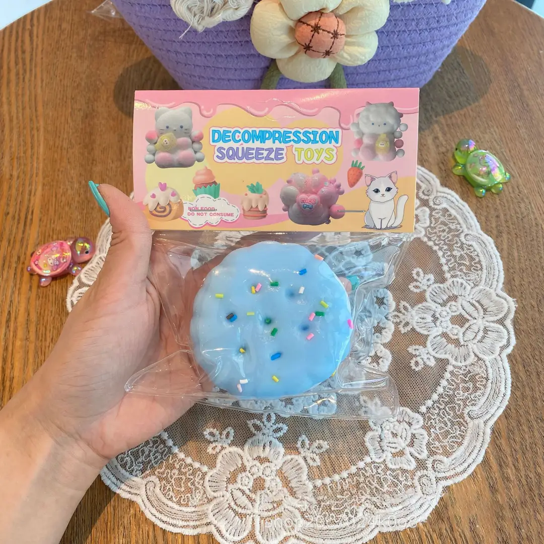 New Style Soft and Cute Slow-Rebound Healing Simulation Stress-Relief Toy, Squeeze Toy, Popular Online Hit