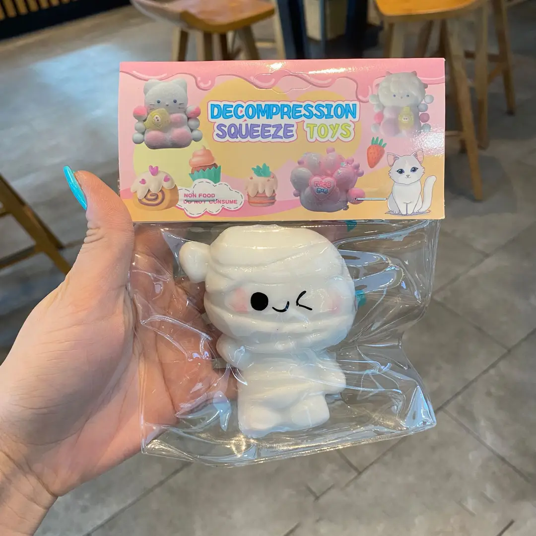New Style Soft and Cute Slow-Rebound Healing Simulation Stress-Relief Toy, Squeeze Toy, Popular Online Hit