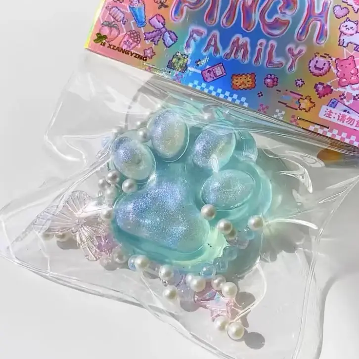 Trendy Stress-Relief Colorful Smiley Face Simulation Steamer Bun Squishy Toy Cute Emoji Quick Rebound Food Toy Bun