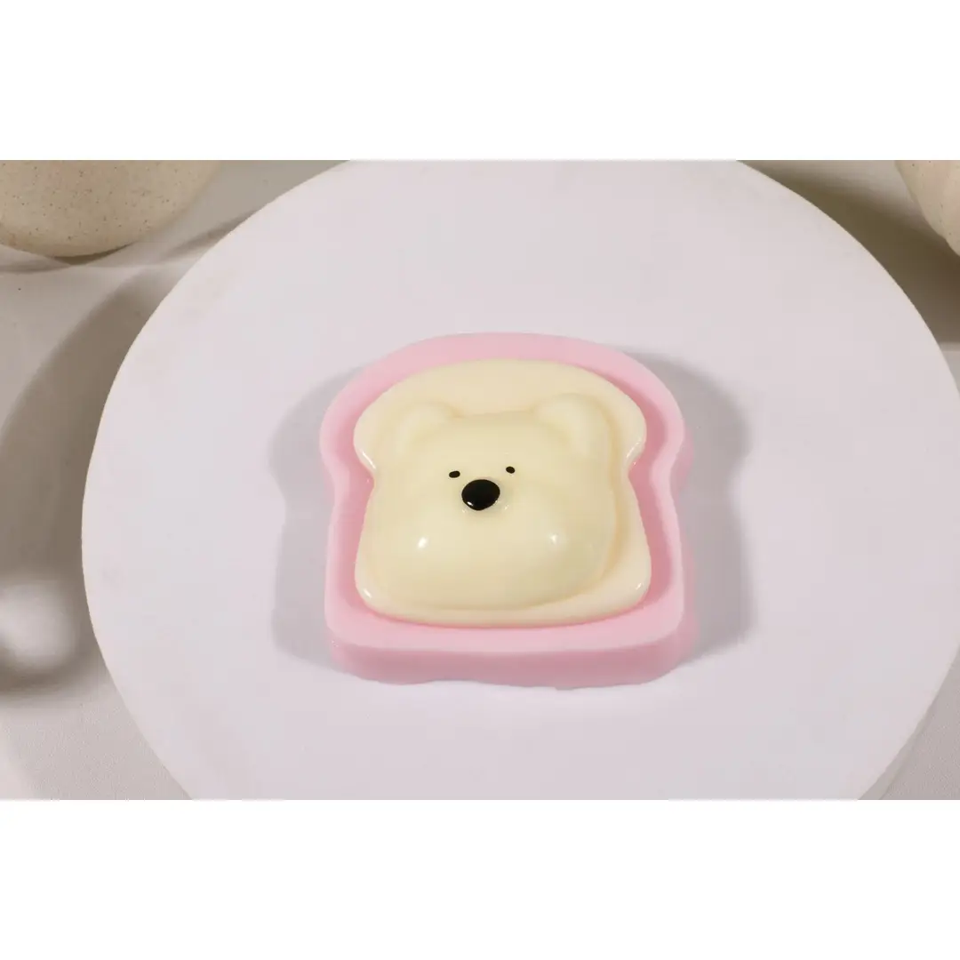 Trendy Stress-Relief Colorful Smiley Face Simulation Steamer Bun Squishy Toy Cute Emoji Quick Rebound Food Toy Bun