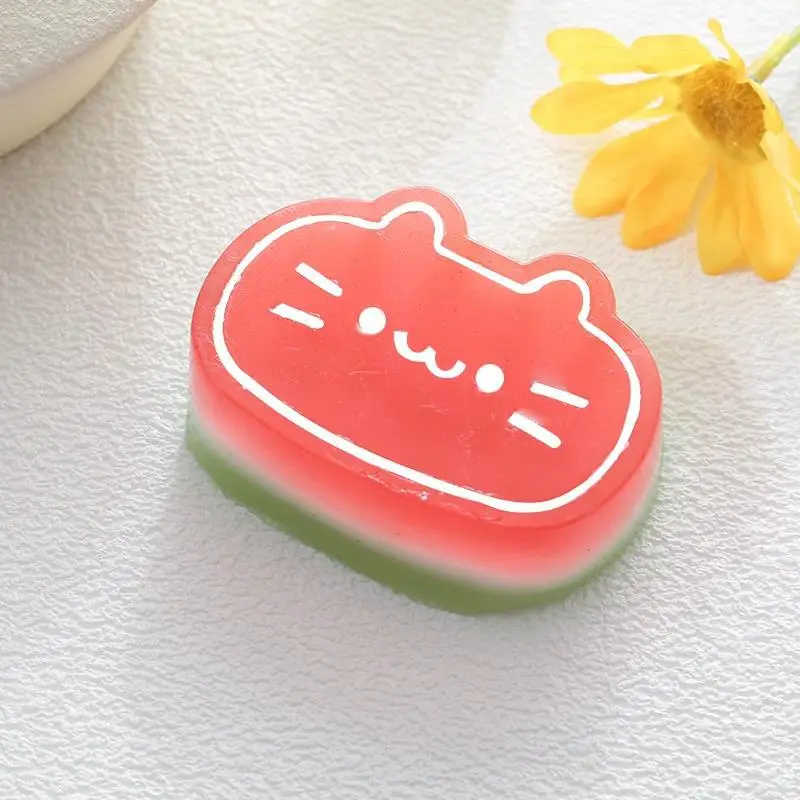 Trendy Stress-Relief Colorful Smiley Face Simulation Steamer Bun Squishy Toy Cute Emoji Quick Rebound Food Toy Bun