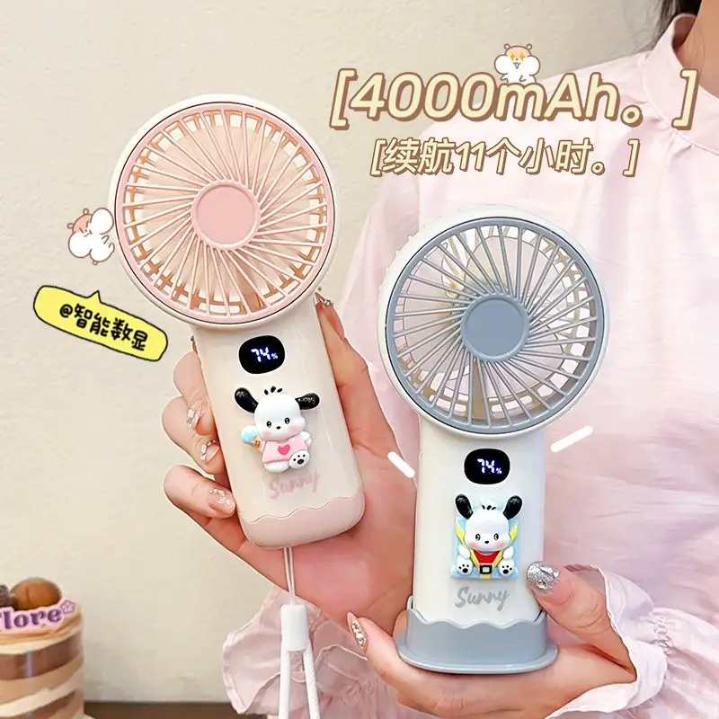 Cute Little Fan, Handheld Fan, Small Electric Fan, Mini Fan for Students, Silent for Class Use, USB Rechargeable Model