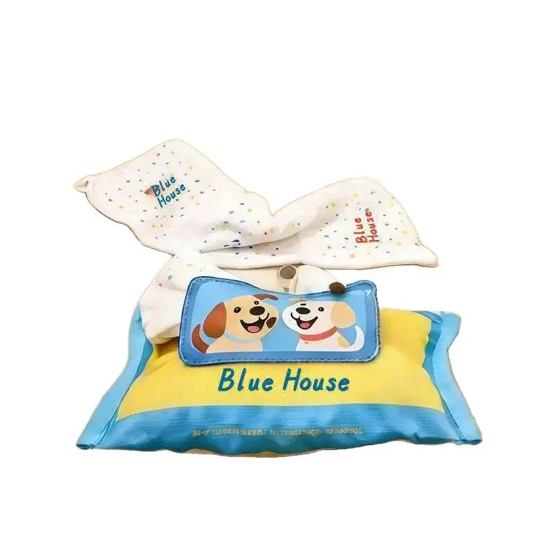 Dog Sniffing Toy for Hiding and Dispensing Food, Realistic Tissue Box Design, Durable and Bite-Resistant, Boredom-Relief, Educational Training Pet Toy