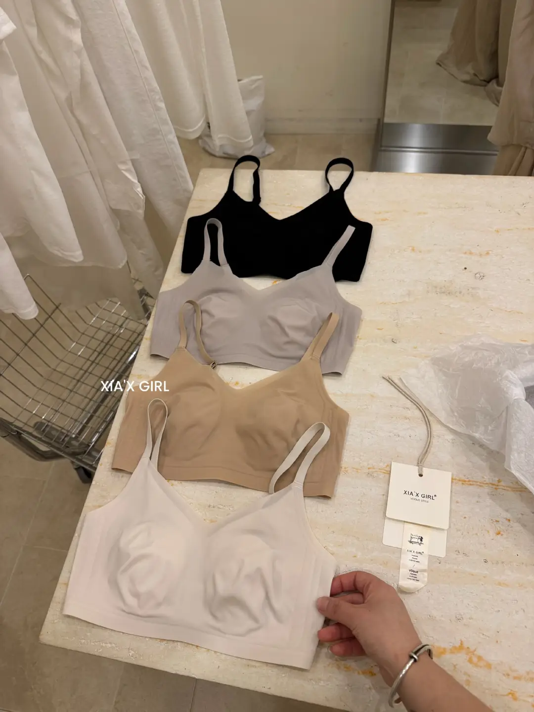 Large Bust Minimizing Bunny Ear Cup Bra, Ultra-Thin Breathable Seamless Comfortable Jelly Strip Minimizing Bra, Wireless Bra Top — feature 11