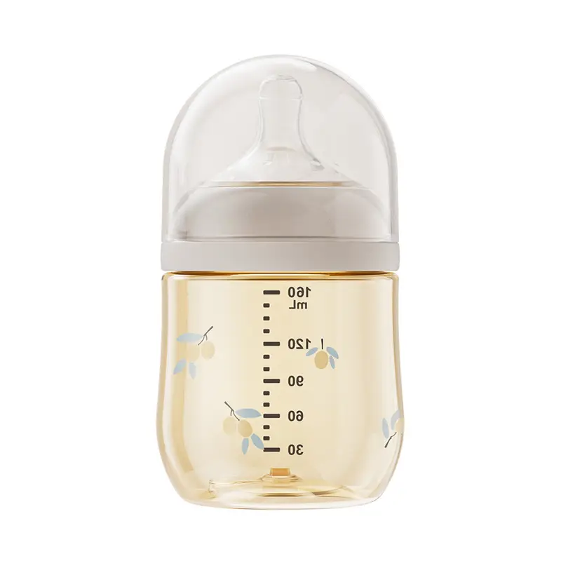 Newborn Baby Bottle Ppsu0-6 Months Baby Bottle Anti-Fall 1 Year Old Baby Anti-Flatulence Bottle Gift Box Wholesale