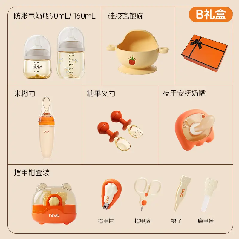 Newborn Baby Bottle Ppsu0-6 Months Baby Bottle Anti-Fall 1 Year Old Baby Anti-Flatulence Bottle Gift Box Wholesale — feature 17