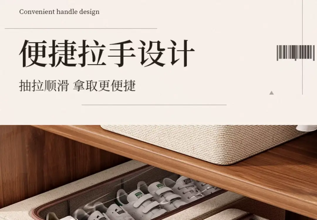 Shoe Storage Organizer, Foldable and Thickened Dust-Proof Tianshan Cotton and Linen Shoe Box for Home Bedroom Under-Bed Shoe Storage — feature 7
