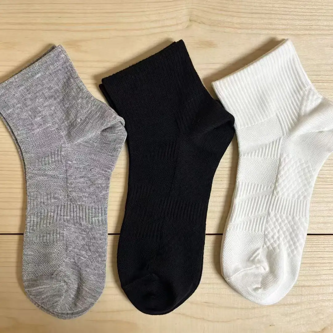 Natural Ramie Socks for Men and Women, Summer Thin Cotton Socks, Sweat-Absorbent, Breathable, Anti-Odor, Anti-Bacterial, Solid Color Foot Care Socks Wholesale — feature 5