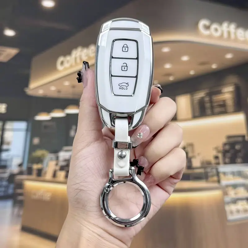 Suitable for Beijing Hyundai New Elantra Key Cover, Yuerina, Santa Fe, Elantra, Mistra, Ix35 Car Protective Shell Case — feature 15