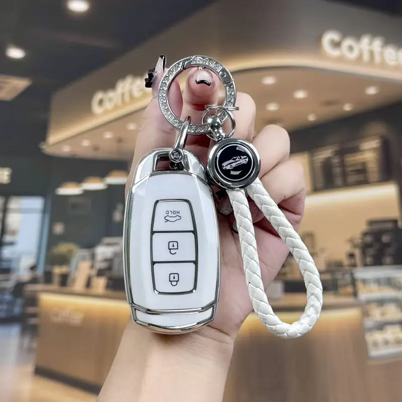 Suitable for Beijing Hyundai New Elantra Key Cover, Yuerina, Santa Fe, Elantra, Mistra, Ix35 Car Protective Shell Case — feature 16