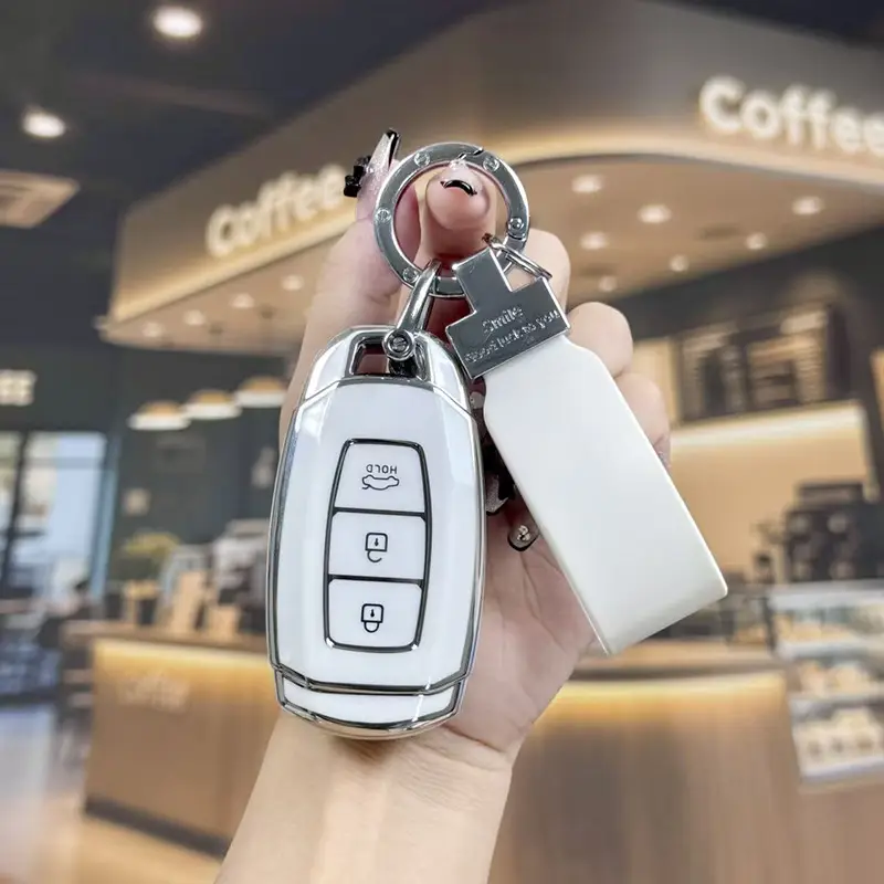 Suitable for Beijing Hyundai New Elantra Key Cover, Yuerina, Santa Fe, Elantra, Mistra, Ix35 Car Protective Shell Case — feature 18