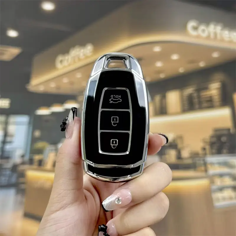 Suitable for Beijing Hyundai New Elantra Key Cover, Yuerina, Santa Fe, Elantra, Mistra, Ix35 Car Protective Shell Case — feature 19