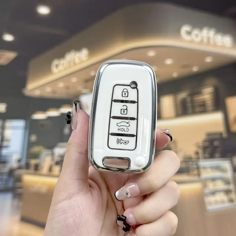 Suitable for Beijing Hyundai New Elantra Key Cover, Yuerina, Santa Fe, Elantra, Mistra, Ix35 Car Protective Shell Case — feature 23