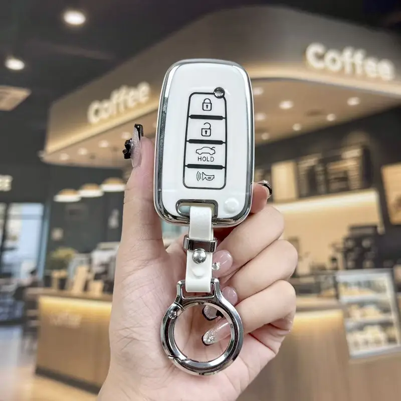 Suitable for Beijing Hyundai New Elantra Key Cover, Yuerina, Santa Fe, Elantra, Mistra, Ix35 Car Protective Shell Case — feature 24