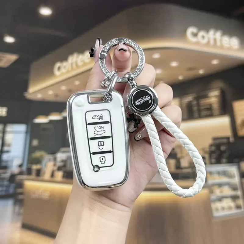 Suitable for Beijing Hyundai New Elantra Key Cover, Yuerina, Santa Fe, Elantra, Mistra, Ix35 Car Protective Shell Case — feature 26