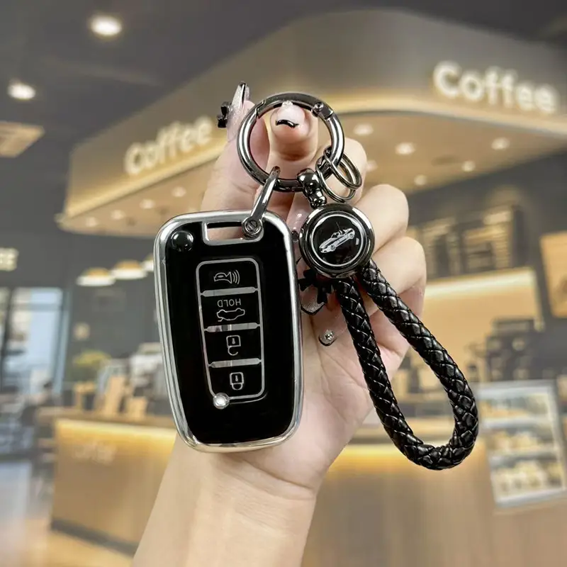 Suitable for Beijing Hyundai New Elantra Key Cover, Yuerina, Santa Fe, Elantra, Mistra, Ix35 Car Protective Shell Case — feature 30