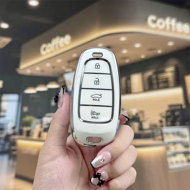 Suitable for Beijing Hyundai New Elantra Key Cover, Yuerina, Santa Fe, Elantra, Mistra, Ix35 Car Protective Shell Case — feature 32