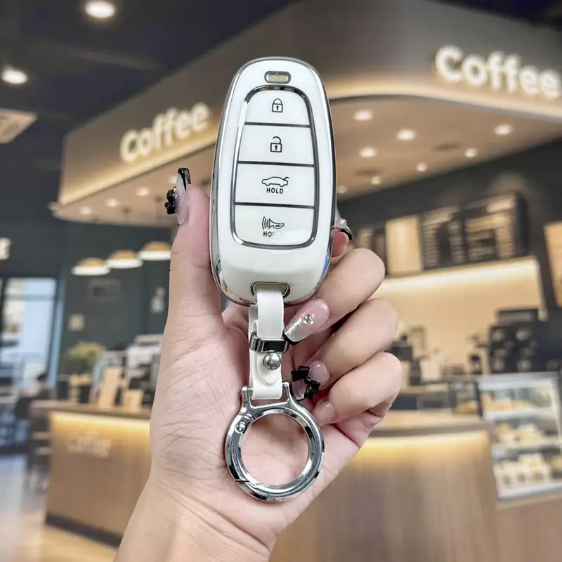 Suitable for Beijing Hyundai New Elantra Key Cover, Yuerina, Santa Fe, Elantra, Mistra, Ix35 Car Protective Shell Case — feature 33
