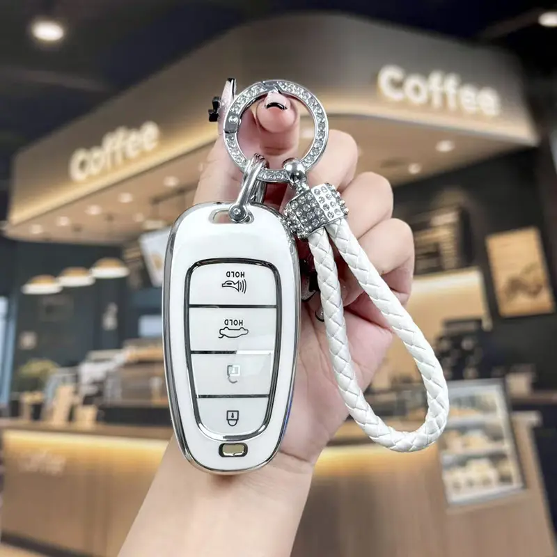 Suitable for Beijing Hyundai New Elantra Key Cover, Yuerina, Santa Fe, Elantra, Mistra, Ix35 Car Protective Shell Case — feature 35