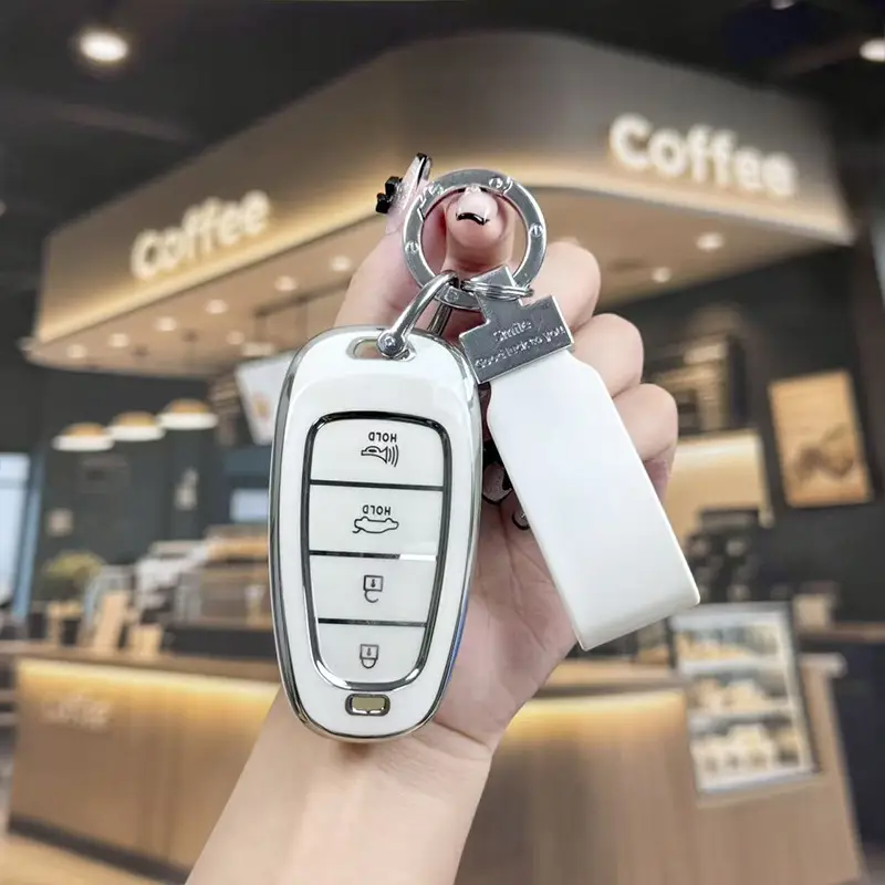 Suitable for Beijing Hyundai New Elantra Key Cover, Yuerina, Santa Fe, Elantra, Mistra, Ix35 Car Protective Shell Case — feature 36