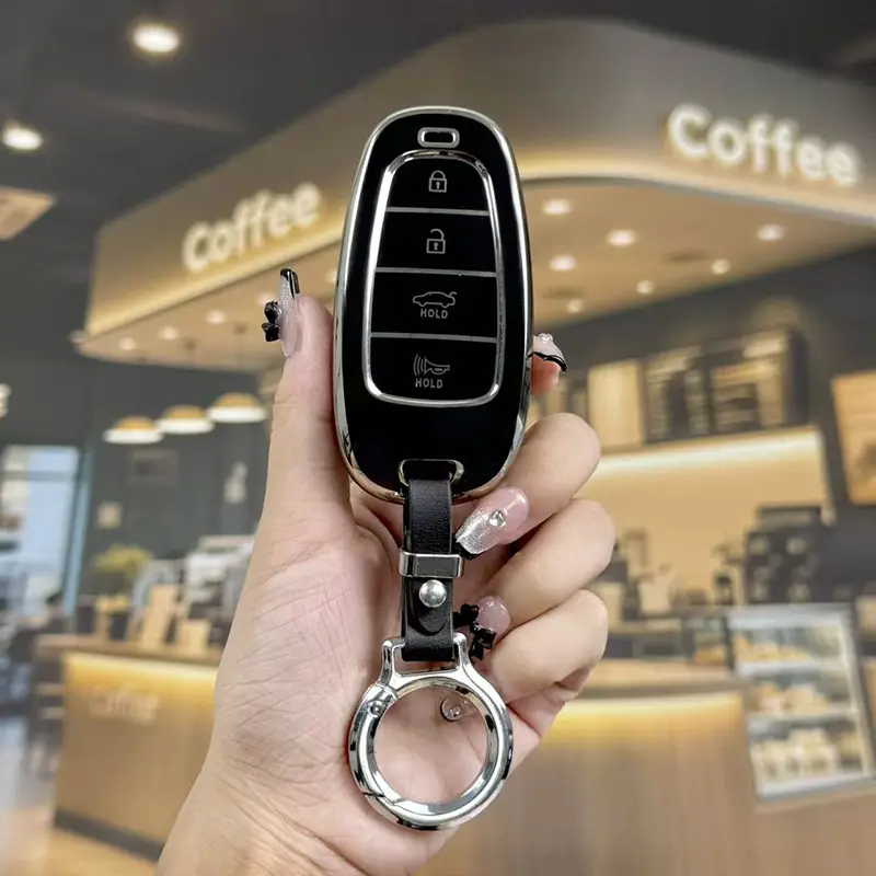 Suitable for Beijing Hyundai New Elantra Key Cover, Yuerina, Santa Fe, Elantra, Mistra, Ix35 Car Protective Shell Case — feature 38