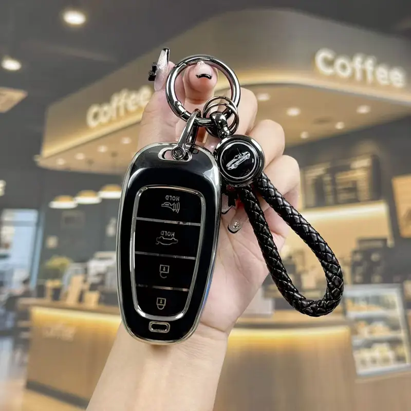 Suitable for Beijing Hyundai New Elantra Key Cover, Yuerina, Santa Fe, Elantra, Mistra, Ix35 Car Protective Shell Case — feature 39