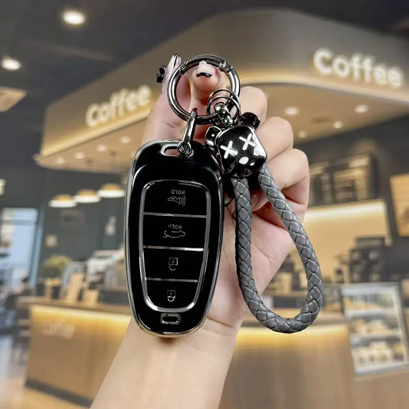 Suitable for Beijing Hyundai New Elantra Key Cover, Yuerina, Santa Fe, Elantra, Mistra, Ix35 Car Protective Shell Case — feature 40