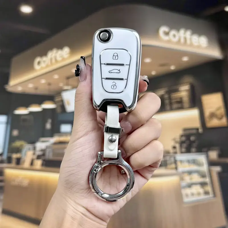 Suitable for Beijing Hyundai New Elantra Key Cover, Yuerina, Santa Fe, Elantra, Mistra, Ix35 Car Protective Shell Case — feature 6